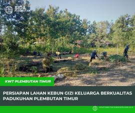 Persiapan Lahan Dimulai untuk Program Kebun Gizi Keluarga Berkualitasdi Padukuhan Plembutan Timur